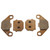 Brake Pads for Yamaha Grizzly 300 YFM300 2012 2013 Front Brakes by Race-Driven