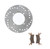 Brake Rotor & Brake Pads for Polaris Magnum 325 4x4 2002 Rear by Race-Driven