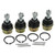 Ball Joints for Honda Foreman Rubicon 520 TRX520FM 2020-2024 Upper and Lower x4