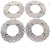 Brake Rotors fit Polaris General 4 1000 2018 - 2025 Front and Rear Discs RipTide
