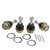 Ball Joints fit Kawasaki Mule PROFXR KAF820 2018 - 2023 Upper and Lower x4