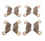 2011 Polaris Sportsman X2 850 EFI Front & Rear Brake Pads Severe Duty
