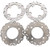 Brake Rotors for Polaris General XP 4 1000 Ultimate 2023-25 Front & Rear RipTide