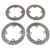 Brake Rotors for Polaris RZR XP 1000 Sport 2021-2025 Front and Rear Brake Discs
