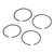 1996 - 1999 Ski-Doo Summit 500 L/C Piston Rings x2   by Race-Driven