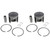Piston Kit for Polaris Pro X 700 2003 2004 Teflon Coated x2 by Race-Driven
