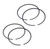 1987-1990 Yamaha Exciter 570 / DLX EX570 Piston Rings x2 +0.20" O/S Race-Driven