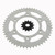 13 Tooth Front Sprocket & 51 Tooth Rear Sprocket fits 1996 - 2004 Honda XR400R