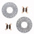 2012 2013 Polaris 500 Sportsman Touring Front Brake Rotors and Brake Pads