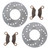 1996 1997 1998 Polaris 300 Xplorer 4X4 Front Brake Rotors & Brake Pads