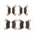 Brake Pads for Polaris Sportsman 500 Touring HO 2010-2012 Front and Rear