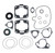 Complete Gasket Kit fits Polaris Classic 600 Touring 2001 by Race-Driven