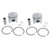 Piston Kit for Arctic Cat ZR 580 Carb 1993 - 1996 Snowmobile by Race-Driven x2