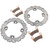 Front RipTide Brake Rotors and Brake Pads fits 15-2016 Polaris RZR 900 Razor EPS