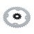 Sprockets for Yamaha Warrior 350 YFM350 1987 1988 Front 12T & Rear 40T Silver