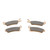 Brake Pads for Can-Am Outlander XT 800R 800 R 2015 Front Brakes MudRat
