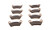 Brake Pads fit Polaris ACE 570 2019 Front and Rear MudRat by Race-Driven