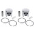 1995 1996 1998 Yamaha VK540 II Piston Kit x2 Snowmobile by Race-Driven