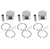 Piston Kit Arctic Cat Powder Extreme 600 1997 1998 Snowmobile by Race-Driven x3