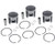 Piston Kit for Polaris XC 600 1997 Teflon Coated x3 Snowmobile by Race-Driven
