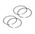 1990-1993 Yamaha Phazer II LE PZ480 Piston Rings x2 +0.40"  O/S by Race-Driven