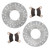 2006 Polaris Ranger TM Front Brake Rotors and MudRat Brake Pads