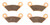 Brake Rotors & Brake Pads fit Polaris Sportsman XP 1000 2015-2026 Front RipTide