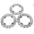 2015 Can-Am Outlander L DPS 500 Front & Rear RipTide Brake Rotors Discs X3