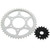 1976 1977 1978 1979 Kawasaki KZ750B Front & Rear Sprockets 17/44
