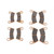 Brake Pads fit Polaris Ranger XP 1000 High Lifter 2019 - 2022 Front and Rear