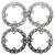 Brake Rotors & Pads fit Polaris RZR XP 4 1000 2014 - 2023 Front & Rear RipTide