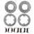 Brake Rotors and Brake Pads for Polaris RZR S 800 2009 - 2014 Front and Rear