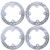 Front & Rear Brake Rotors & Pads fit Polaris RZR XP 1000 High Lifter 2016 - 2022