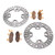 Brake Rotors & Brake Pads fit Kawasaki Teryx 800 KRF800 LE 2014 - 2021 Front