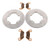 2015 Arctic Cat XR 700 Front Brake MudRat Rotors &  Brake Pads