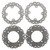 Brake Rotors and Pads for Polaris Ranger 1000 2020 - 2026 Front and Rear RipTide