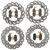 RipTide Front & Rear Brake Rotors & Brake Pads 2016-17 Can-Am Maverick XC 1000R