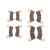 Brake Pads for Polaris Ranger Crew XP 1000 NorthStar Premium 22-26 Front & Rear