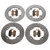 14 Can-Am Maverick XRS DPS 1000R Front & Rear MudRat Brake Rotors & Brake Pads