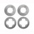 2017 Polaris Ranger Crew XP 900 EPS - Front and Rear MudRat Brake Rotors Discs