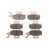2011 2012 Can-Am Outlander Max XT 400 Front and Rear Brake Pads Severe Duty