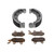 Brake Pads and Shoes for Kawasaki Bayou 300 KLF300C 4X4 2005 Front and Rear