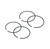 Piston Rings Arctic Cat Cheetah 5000 1976 - 1978 Snowmobile by Race-Driven x2