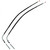 Front Lower Brake Cables for Yamaha Timberwolf 250 YFB250 2x4 1992 - 1998