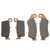Brake Pads fit Suzuki RM250 2002 2003 Front and Rear MudRat
