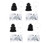 CV Boot Kit for Polaris Sportsman 800 2008 - 2010 Front & Rear Inner & Outer