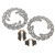 Brake Rotors & Brake Pads fit Honda CR125R CR125 2002-2007 Front & Rear RipTide