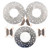 Brake Rotors and Brake Pads fit Polaris Sportsman 570 2021 - 2025 Front and Rear