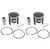 1987-1990 Yamaha Exciter 570 Deluxe EX570E Piston Kit x2 Teflon Coated