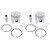 1990 1991 1992 Yamaha Ovation LE 340 CS340E Piston Kit x2 Snowmobile Race-Driven